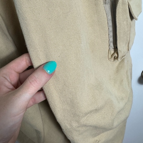 C2H4 Men’s Beige Khaki Construction Cargo Pants Size Medium - Picture 7 of 16